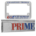 Chrome Plated Zinc Motorcycle License Frame (Overseas Production)